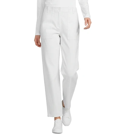 Eileen Fisher Organic Cotton Textural Weave Tapered Ankle Pants
