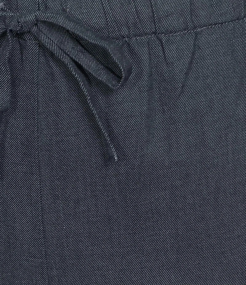 Eileen Fisher Organic Cotton Twill Pull-On Ankle Pants