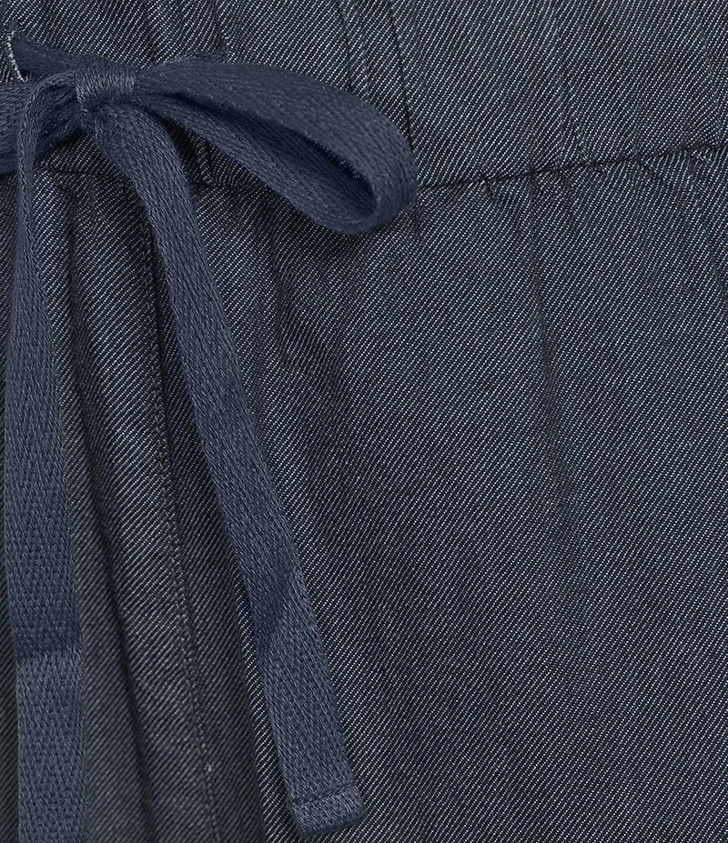 Eileen Fisher Organic Cotton Twill Utility Pocket Pull-On Pants