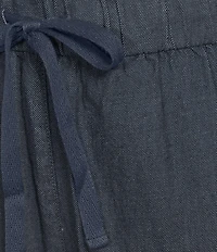Eileen Fisher Organic Cotton Twill Utility Pocket Pull-On Pants