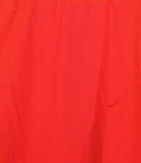 Eileen Fisher Organic Cotton Washed Poplin Elastic Waist A-Line Skirt