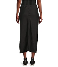 Eileen Fisher Organic Linen A-Line Bias Skirt