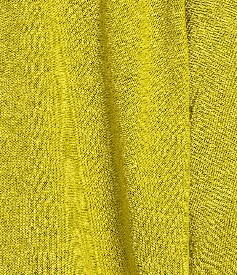 Eileen Fisher Organic Linen Blend Open Front Straight Hem Long Sleeve Cardigan