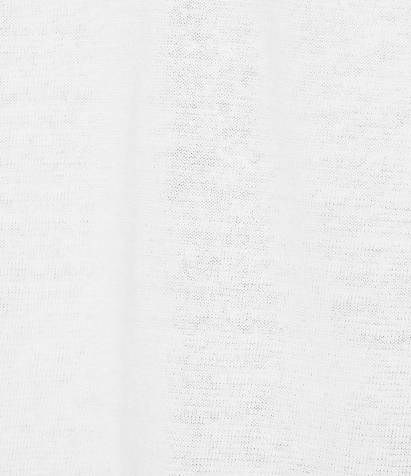 Eileen Fisher Organic Linen Blend V-Neck Sleeveless Tie Vest