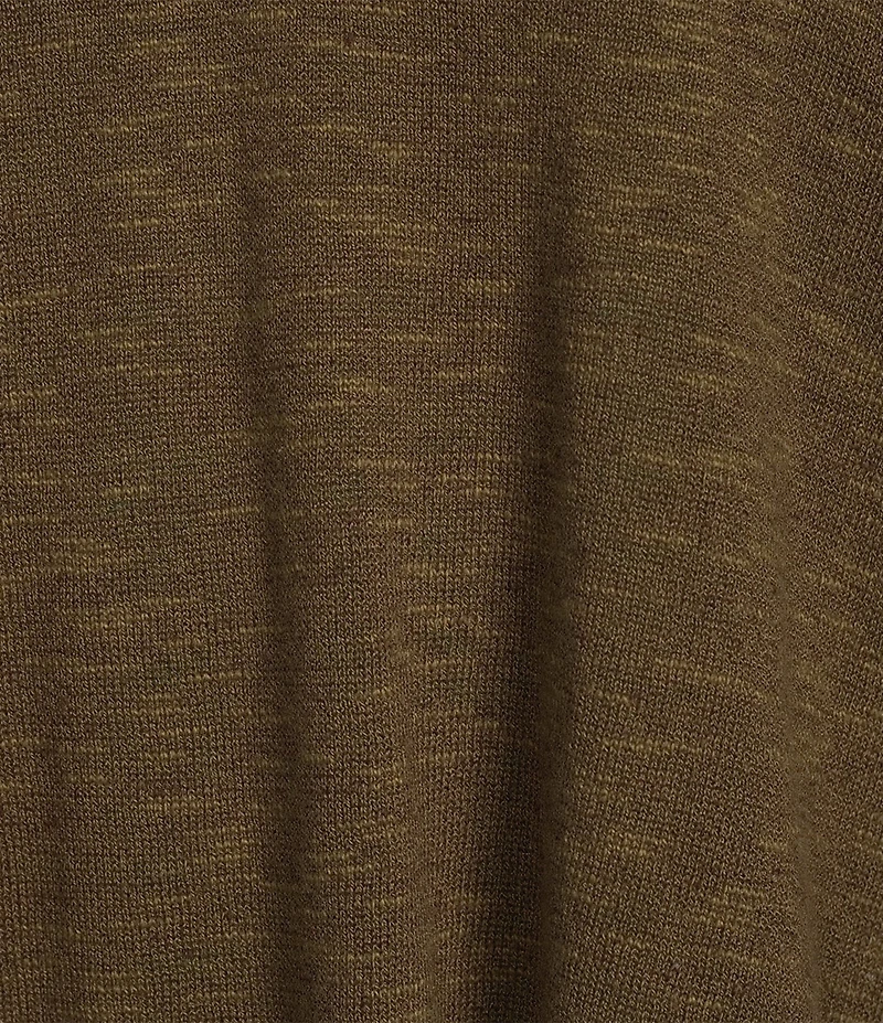 Eileen Fisher Organic Linen Cotton Blend V-Neck Long Sleeve Sweater