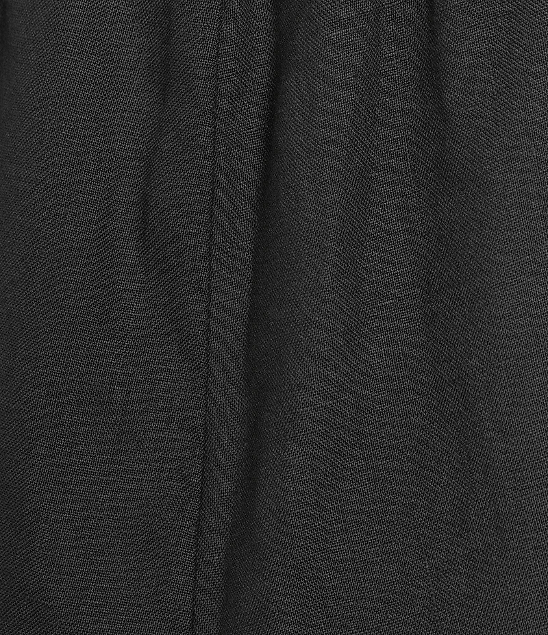 Eileen Fisher Organic Linen Elastic Waist Wide Leg Ankle Pants