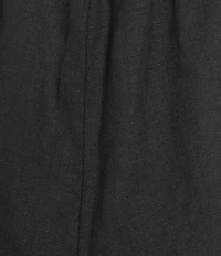 Eileen Fisher Organic Linen Elastic Waist Wide Leg Ankle Pants