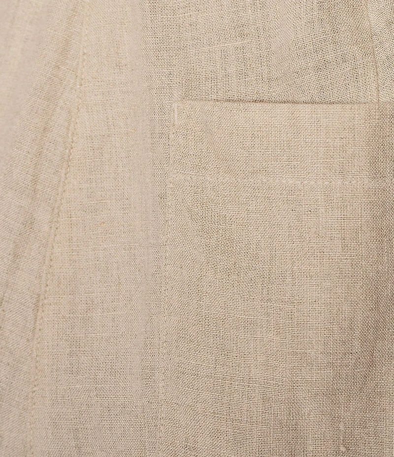 Eileen Fisher Organic Linen High Waisted Walking Shorts