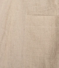 Eileen Fisher Organic Linen High Waisted Walking Shorts