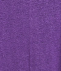 Eileen Fisher Organic Linen Jersey V-Neck Cap Sleeve Top