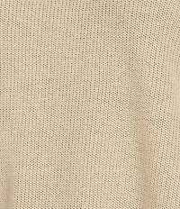 Eileen Fisher Organic Linen Knit Crew Neck Long Sleeve Sweater