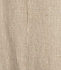 Eileen Fisher Organic Linen V-Neck Sleeveless Maxi Dress