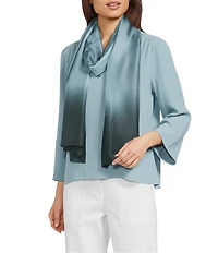 Eileen Fisher Organic Silk Dip Dyed Wrap Scarf