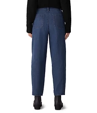 Eileen Fisher Petite Organic Cotton Blend Stretch Denim Ankle Lantern Jeans