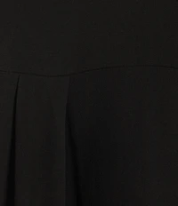 Eileen Fisher Petite Size Silk Georgette Crepe Point Collar Long Sleeve Button Front Shirt