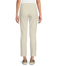 Eileen Fisher Petite Size Stretch Crepe Slim Leg Ankle Pants