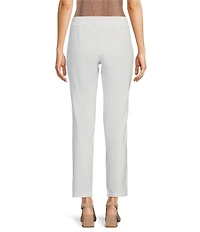 Eileen Fisher Petite Size Stretch Crepe Slim Leg Ankle Pants