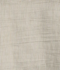 Eileen Fisher Petite Size Striped Organic Linen Sheen Round Neck Cap Sleeve Top