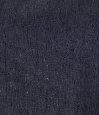 Eileen Fisher Plus Lightweight Denim Round Neck Sleevless Shell Top