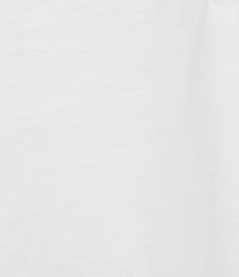 Eileen Fisher Plus Organic Cotton Jersey Knit Round Neck Long Sleeve Top