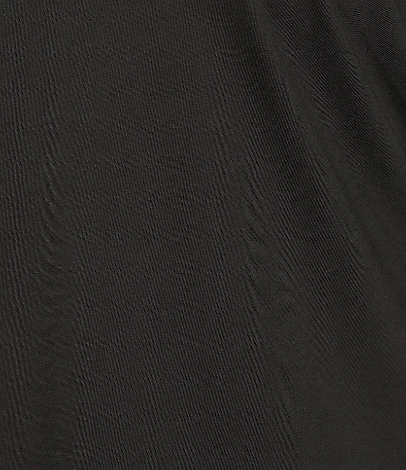Eileen Fisher Plus Organic Cotton Jersey Knit Round Neck Long Sleeve Top