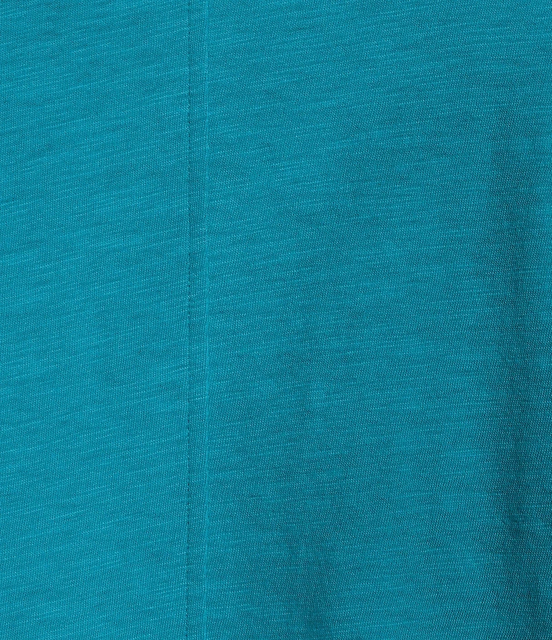 Eileen Fisher Plus Organic Cotton Slubby Jersey Crew Neck Short Sleeve Tee