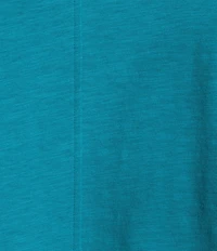 Eileen Fisher Plus Organic Cotton Slubby Jersey Crew Neck Short Sleeve Tee