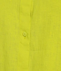 Eileen Fisher Plus Organic Handkerchief Linen Point Collar Sleeveless Button Front Shirt