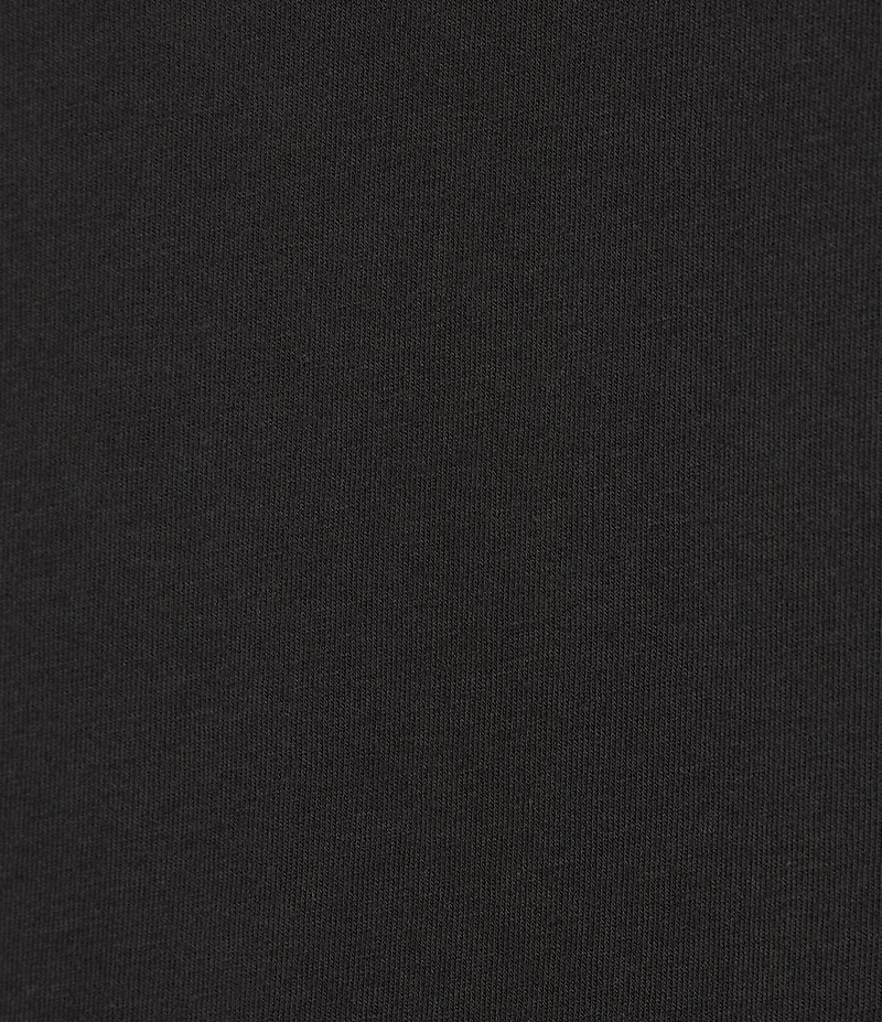 Eileen Fisher Plus Sheer Cotton Blend Knit Round Neck Long Sleeve Tee