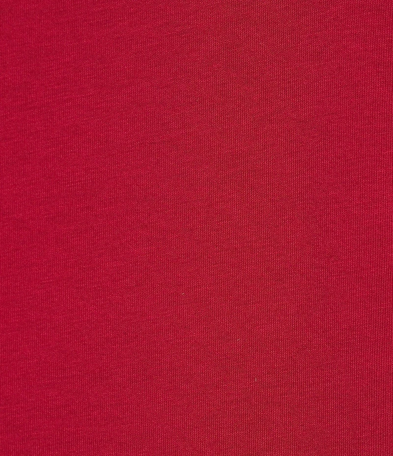 Eileen Fisher Plus Sheer Cotton Blend Knit Round Neck Long Sleeve Tee