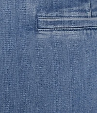 Eileen Fisher Plus Size Cotton Stretch Denim Wide Leg Trouser Pants