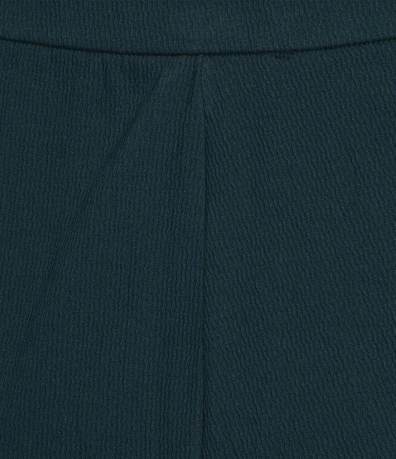 Eileen Fisher Plus Size Crinkle Knit Jersey Wide Leg Pull-On Pants