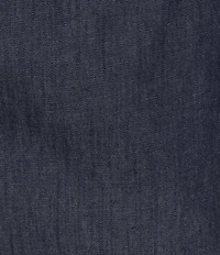 Eileen Fisher Plus Size Lightweight Denim High-Waisted Wide Leg Trouser Pants
