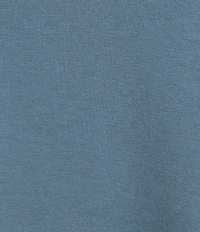 Eileen Fisher Plus Size Organic Cotton Blend Brushed Terry High Funnel Neck Long Sleeve Box Top