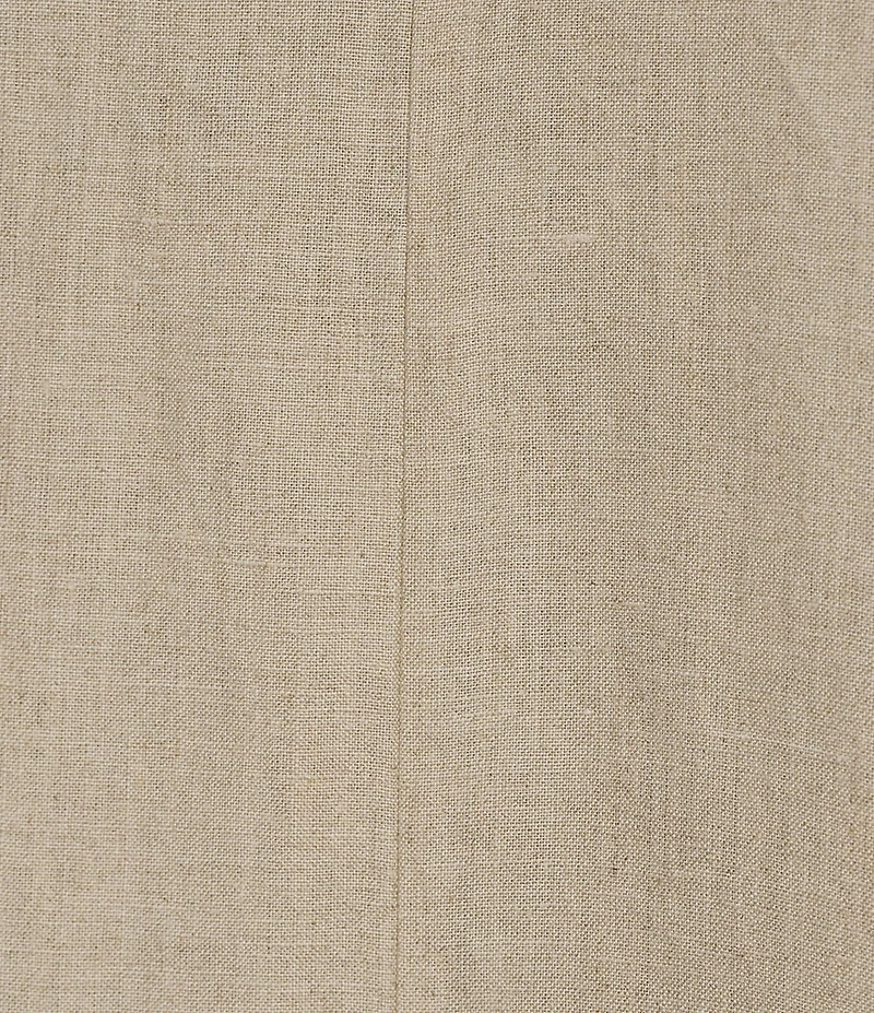 Eileen Fisher Plus Size Organic Linen V-Neck Sleeveless Maxi Dress