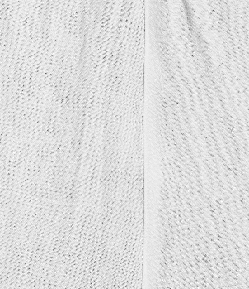 Eileen Fisher Plus Size Organic Linen Wide Leg Ankle Pants