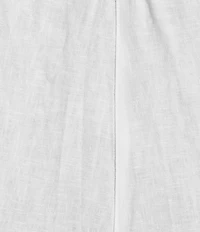 Eileen Fisher Plus Size Organic Linen Wide Leg Ankle Pants