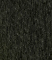Eileen Fisher Plus Size Textured Crinkle Woven Plisse Wide Leg Pull-On Ankle Pants