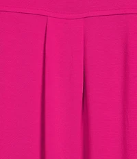 Eileen Fisher Plus Stretch Jersey Knit Crew Neck Cap Sleeve Boxy Dress