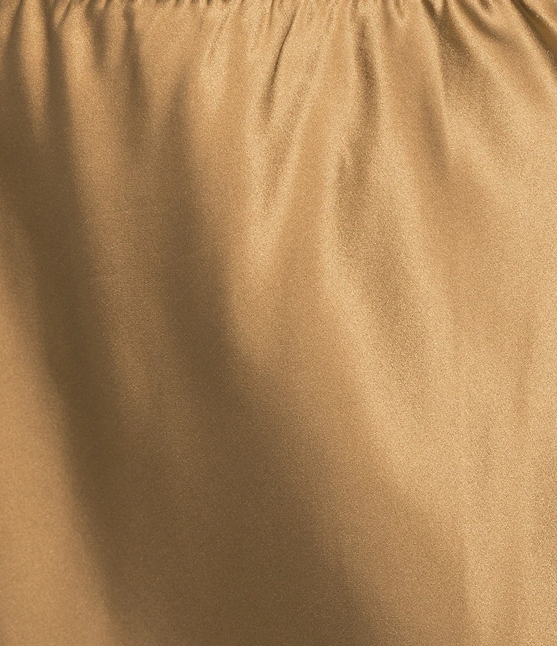 Eileen Fisher Plus Stretch Silk Charmeuse Full Skirt