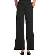 Eileen Fisher Ponte Wide Leg Full Length Trouser