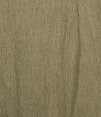 Eileen Fisher Puckered Organic Linen Yarn-Dyed Stripe Elastic Waist Pull-On Pants