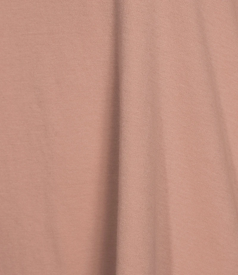 Eileen Fisher Organic Cotton Short Sleeve Round Neck Knit Sleep Top
