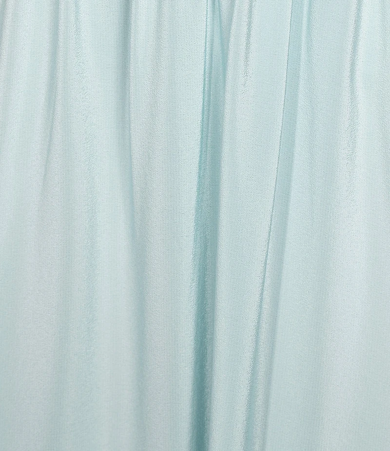 Eileen Fisher Silk Crepe De Chine A-line Midi Skirt