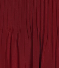 Eileen Fisher Silk Crepe De Chine Pleated V-Neck Cap Sleeve Dress