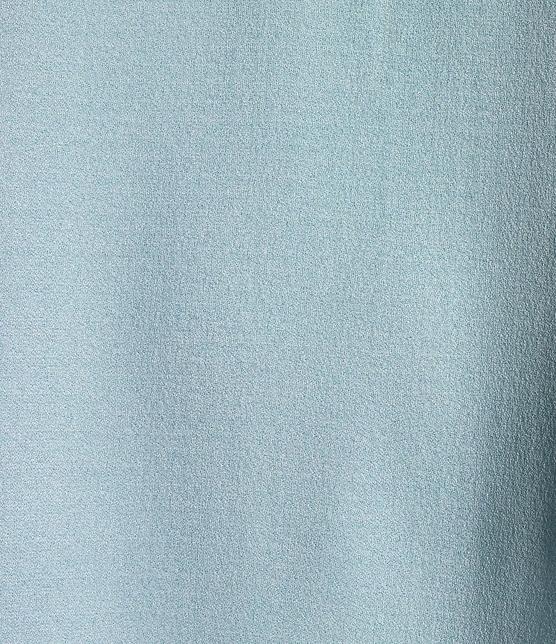 Eileen Fisher Silk Georgette Crepe V-Neck Bracelet Lantern Sleeve Blouse