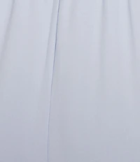 Eileen Fisher Silk Georgette Crepe Wide Ankle Pants