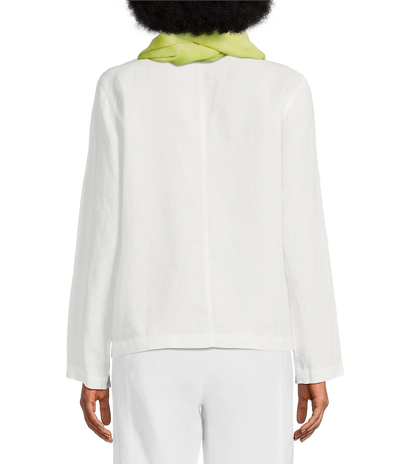 Eileen Fisher Silk Georgette Hand Dyed Scarf