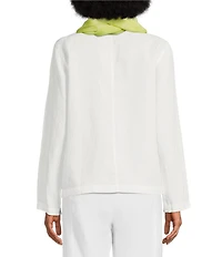 Eileen Fisher Silk Georgette Hand Dyed Scarf