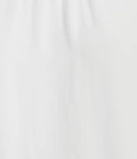 Eileen Fisher Silk Georgette Ruffle Mock Neck Long Sleeve Blouse